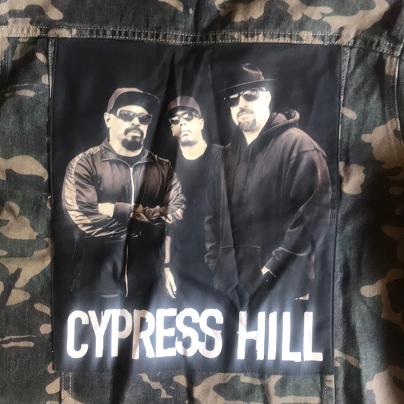NWT Cotton On Cypress Hill Camo Denim Jacket - Picture 7 of 14